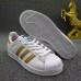 Superstar Casual Shoes Shell Straight Shoes-White/Gold