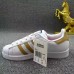 Superstar Casual Shoes Shell Straight Shoes-White/Gold