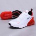 Air Max 720 knitting Runing Shoes-White/Red_15424