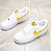 Air Force 1 Low AF1 Runing Shoes-White/Gold_18429