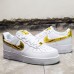 Air Force 1 Low AF1 Runing Shoes-White/Gold_18429