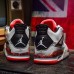 Crossover Air Jordan 4 White Cement AJ4 Basketball Shoes-Black/White_29026