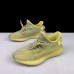 Kanye Yeezy 350 V2“Static”Boost Running Shoes-Gray/Yellow_85068