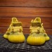 Kanye Yeezy 350 V2“Static”Boost Running Shoes-All Yellow_18754