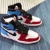 Crossover Air Jordan 1 Fearless Running Shoes-Blue/White_94607