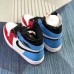 Crossover Air Jordan 1 Fearless Running Shoes-Blue/White_94607