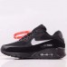 AIR Max 90 Running Shoes-Black/White_27258