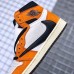 Air Jordan 1 Retro High OG Basketball Shoes-White/Orange_30115