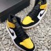 Air Jordan 1 MID "Yellow TOE" Running Shoes-Yellow/White_23213