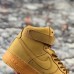 Air Force 1 High '07 WB FLAX Wheat Running Shoes-All Khkai_42745