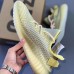 Adidas Yeezy Boost 350 V2 Running Shoes-Gray/Yellow_64796