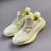 Adidas Yeezy Boost 350 V2 Running Shoes-Gray/Yellow_21336