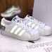 Adidas SUPERSTAR Running Shoes-White/Black_47309