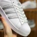 Adidas SUPERSTAR Running Shoes-White/Silver_29896