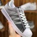 Adidas SUPERSTAR Running Shoes-Silver/White_15793