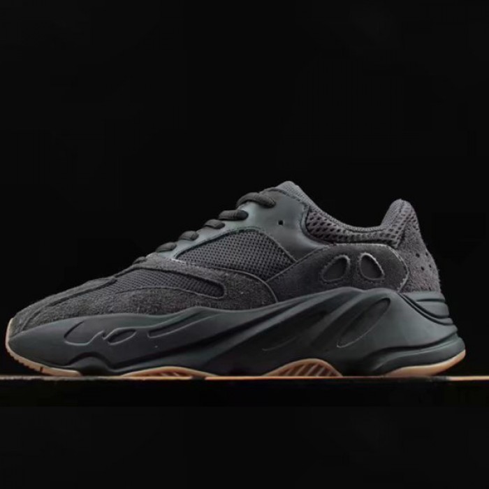 YEEZY BOOST 700 "Salt" Retro ulzzang ins Running Shoes-All Black