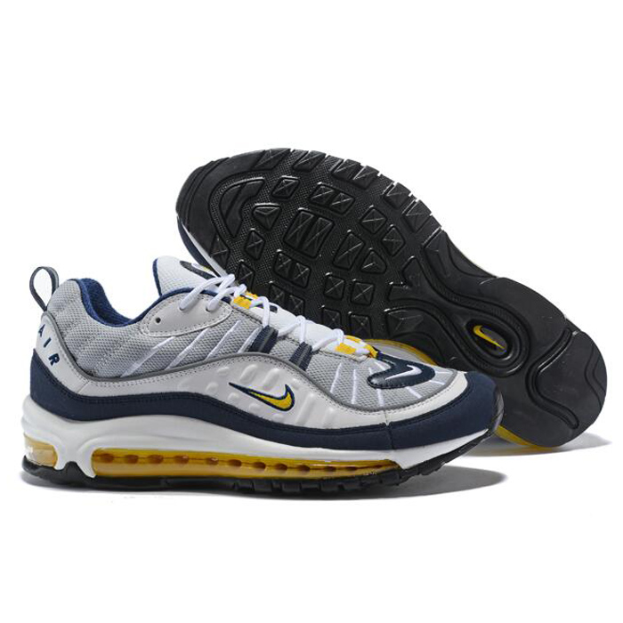 Air Max 97 Bullet Retro RunningShoes-Navy Blue/White