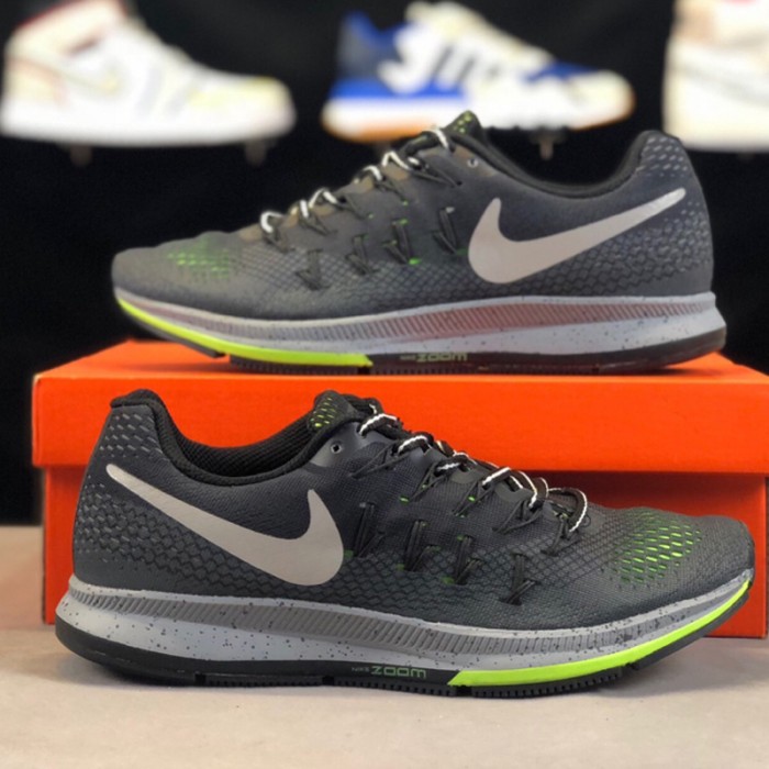 Air Zoom Pegasus 35 Turbo Running Shoes-Gray/Silver