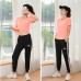 Adidas 2 Piece Set Quick drying Yoga For Women's Running Fitness T-Shirt Sports Wear Fitness Clothing Women Training Set Pants Sport Suit-2843283