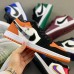 Crossover Air Jordan 1 Retro Low AJ1 Running Shoes-Black/Orange-5387757