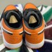 Crossover Air Jordan 1 Retro Low AJ1 Running Shoes-Black/Orange-5387757