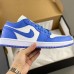 Crossover Air Jordan 1 Retro Low AJ1 Running Shoes-Blue/White-4620115