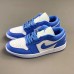 Crossover Air Jordan 1 Retro Low AJ1 Running Shoes-Blue/White-4620115