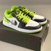 Crossover Air Jordan 1 Retro Low AJ1 Running Shoes-Black/Green-9268768