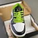 Crossover Air Jordan 1 Retro Low AJ1 Running Shoes-Black/Green-9268768