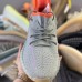 Adidas Yeezy Boost 350 V2 Running Shoes-Gray/Orange-6636394