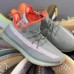 Adidas Yeezy Boost 350 V2 Running Shoes-Gray/Orange-6636394