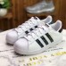 Adidas SUPERSTAR W Running Shoes-White/Black-270532