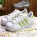 Adidas SUPERSTAR W Running Shoes-White/Green-2012437