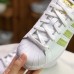 Adidas SUPERSTAR W Running Shoes-White/Green-2012437