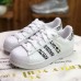 Adidas SUPERSTAR W Running Shoes-White/Black-7726341