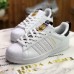 Adidas SUPERSTAR Running Shoes-White/Black-9172325