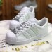 Adidas SUPERSTAR Running Shoes-White/Gray-8661984