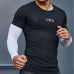 Under Armour 3 Piece Set Quick drying For men's Running Fitness Sports Wear Fitness Clothing men Training Set Sport Suit-6391432