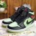 Crossover Jordan AIR JORDAN 1 MID SE AJ1 Running Shoes-Black/Green-6367967