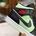 Crossover Jordan AIR JORDAN 1 MID SE AJ1 Running Shoes-Black/Green-6367967