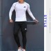 Adidas 4 Piece Set Quick drying For men's Running Fitness Sports Wear Fitness Clothing men Training Set Sport Suit-2802282