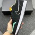 Air Jordan 1 Low Running Shoes-Black/Green-5470651