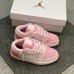 Air Jordan 1 Low Women Running Shoes-Pink/White-7562296