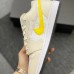 Air Jordan 1 Low Running Shoes-Gray/Yellow-3092077