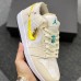 Air Jordan 1 Low Running Shoes-Gray/Yellow-3092077