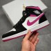 Air Jordan 1 Mid Running Shoes-Black/White-5480804