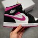 Air Jordan 1 Mid Running Shoes-Black/White-5480804