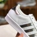 Adidas Superstar Running Shoes-White/Silver-8590620