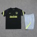 2021 Atletico Madrid black training suit (Shirt + Pant)-2216118