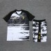 2021 Juventus White Black Training Suit (Shirt + Pant)-1474446